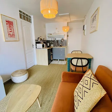 Appartement Superbe T2 Coté Gare Parking Clim Wifi Terrasse !